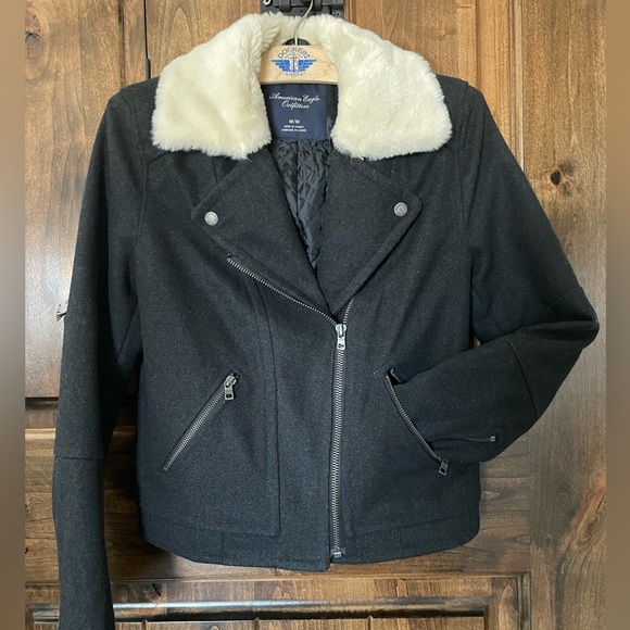 American Eagle Wool Motojacket - Picture 3 of 8